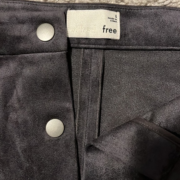 Charcoal Skirt - Suede - Picture 2 of 3